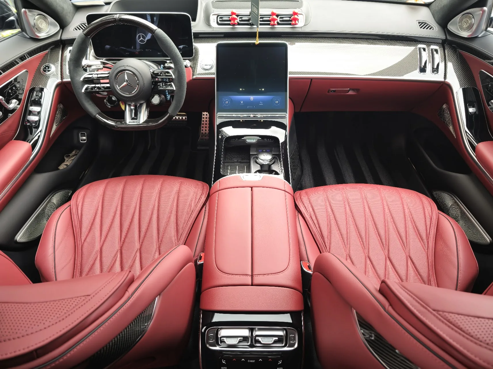 Mercedes S63 interieur na reiniging